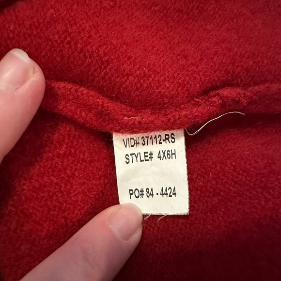 Orvis signature collection lambs wool and cashmere men’s size medium red sweater - Picture 2 of 4